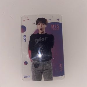 bts jhope see thru photocard